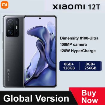 Global Version Xiaomi 12T Smartphone 128GB/256GB NFC 108MP Camera 120Hz Display