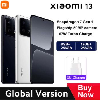 Xiaomi 13 5G Smartphone 50MP Leica Camera 120Hz AMOLED Display 67W Charger Global Version