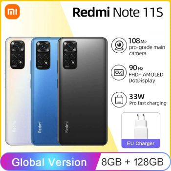 Xiaomi Redmi Note 11S Smartphone 8GB+128GB AI Quad Camera Global Version