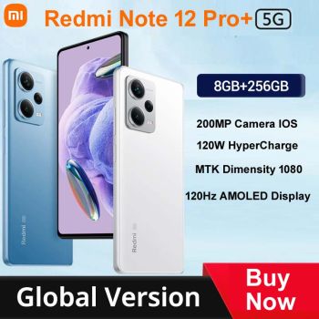 Xiaomi Redmi Note 12 Pro Plus 5G Smartphone 8GB+256GB 200MP Camera NFC Global Version