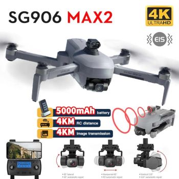 RC Quadcopter SG906 Max2 4K HD Camera GPS 3-Axis Gimbal EIS Obstacle Avoidance Drone
