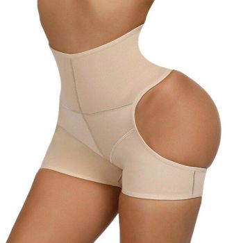 Beauty Women Bodysuit Shapewear-Beige-M