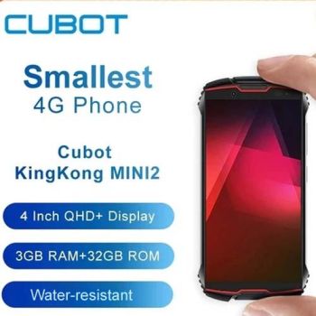Cubot King Kong MINI 2 4 inches Display 4G Android Smartphone 3GB+32GB 13MP Camera