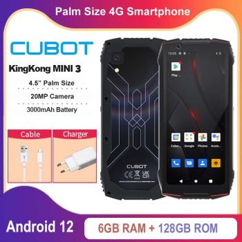 Cubot KingKong MINI 3 4G Android Smartphone Small Size 4.5 Inch 6GB RAM+64GB ROM NFC