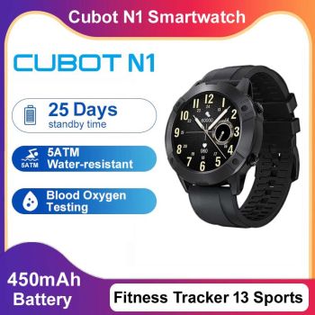 Cubot N1 Smartwatch for women men Fitness Tracker Blood Oxygen Heart Rate Monitor