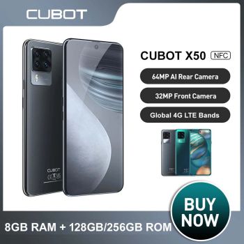 New Cubot X50 Android Smartphone 8GB RAM 128/256GB ROM Global 4G LTE