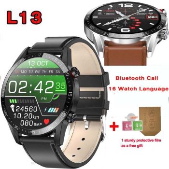 New Men L13 Smartwatch Bluetooth Call ECG + PPG Health Monitor Fitness Tracker