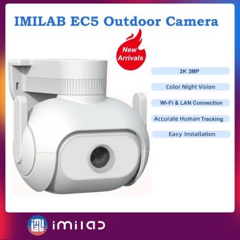 Global Version IMILAB EC5 Outdoor Camera 2K WiFi and Wired LAN Human Tracking