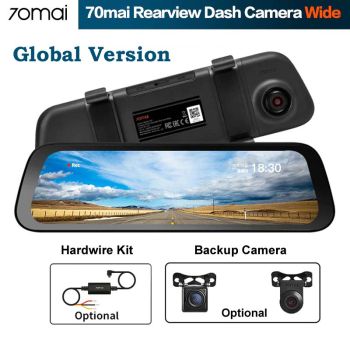 70mai Rearview Mirror Dash Cam Wide 1080P