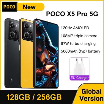 POCO X5 Pro 5G Smartphone 8GB+256GB 108MP Camera 67W Charging Global Version