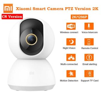 Xiaomi Mijia Smart Home Security Camera 360 Degree WiFi IP Camera 1296P PTZ Version 2K