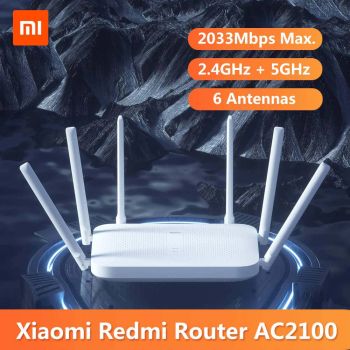 Xiaomi Redmi Router AC2100 Gigabit Dual-Band 6 High Gain Antennas