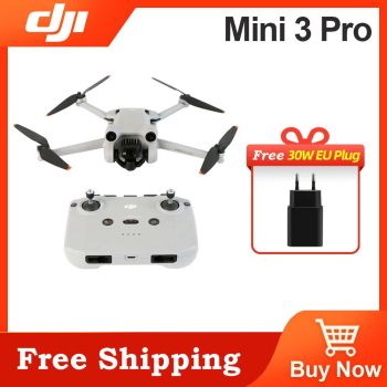 RC Quadcopter DJI Mini 3 Pro 4K 60fps Video Tri-Directional Obstacle Sensing 12km Camera Drone
