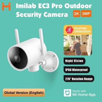 Global Version IMILAB EC3 Pro Outdoor Smart Security Camera 3MP Wi-Fi Night Vision