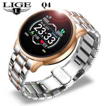Stylish Unisex Smartwatch Heart Rate Blood Pressure Monitor Sports Information Reminder
